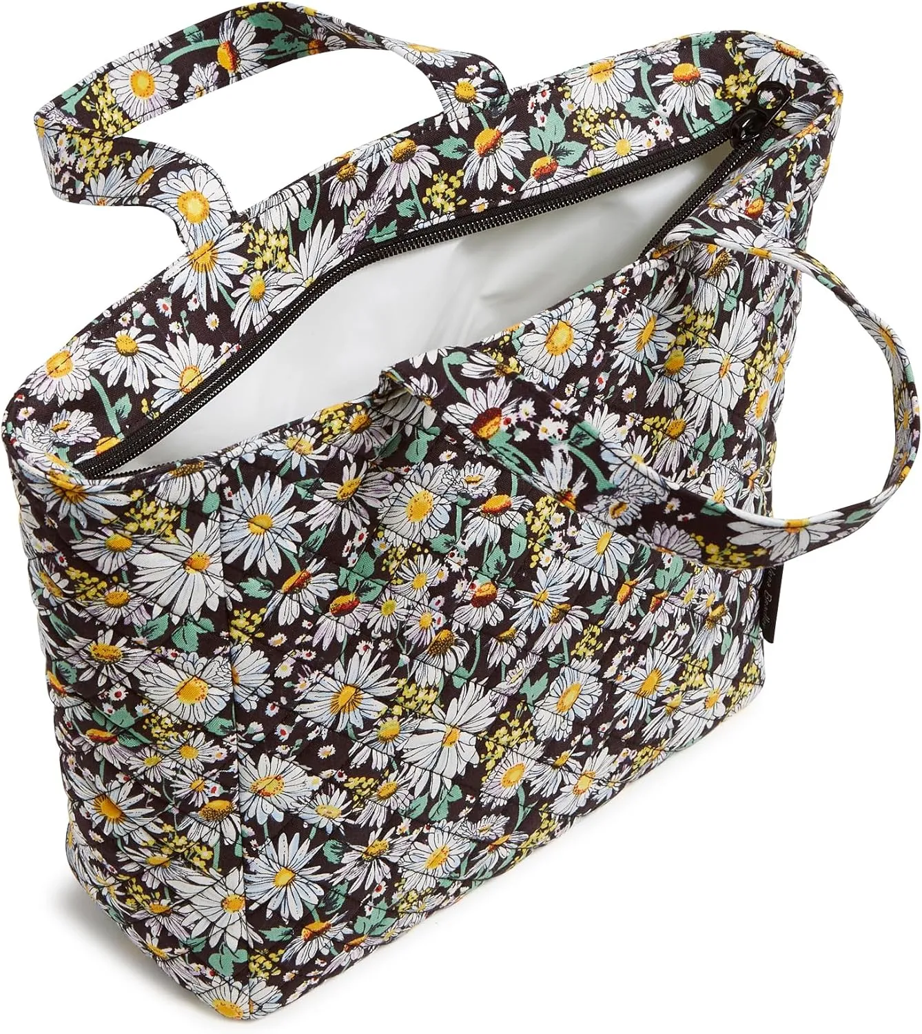 Vera Bradley Cotton Tote Lunch Box, Daisies White