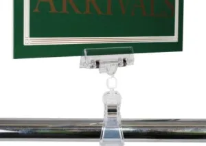 Versa Clip™ Sign Holder | 4" Long