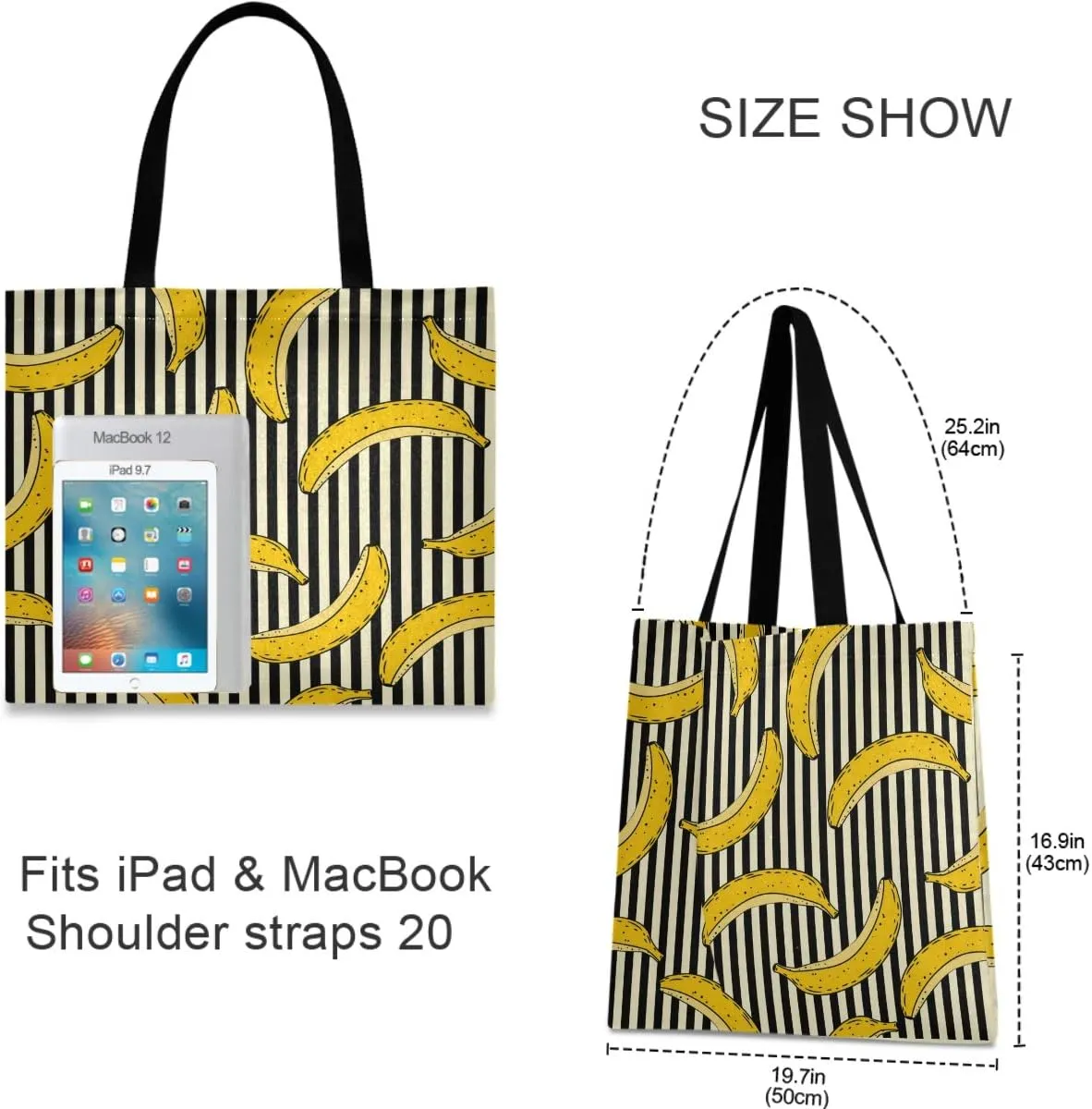 visesunny Fashion Floral Tote Bag with Interior Pocket Lightweight Travel Shoulder Bag Handbag Purse