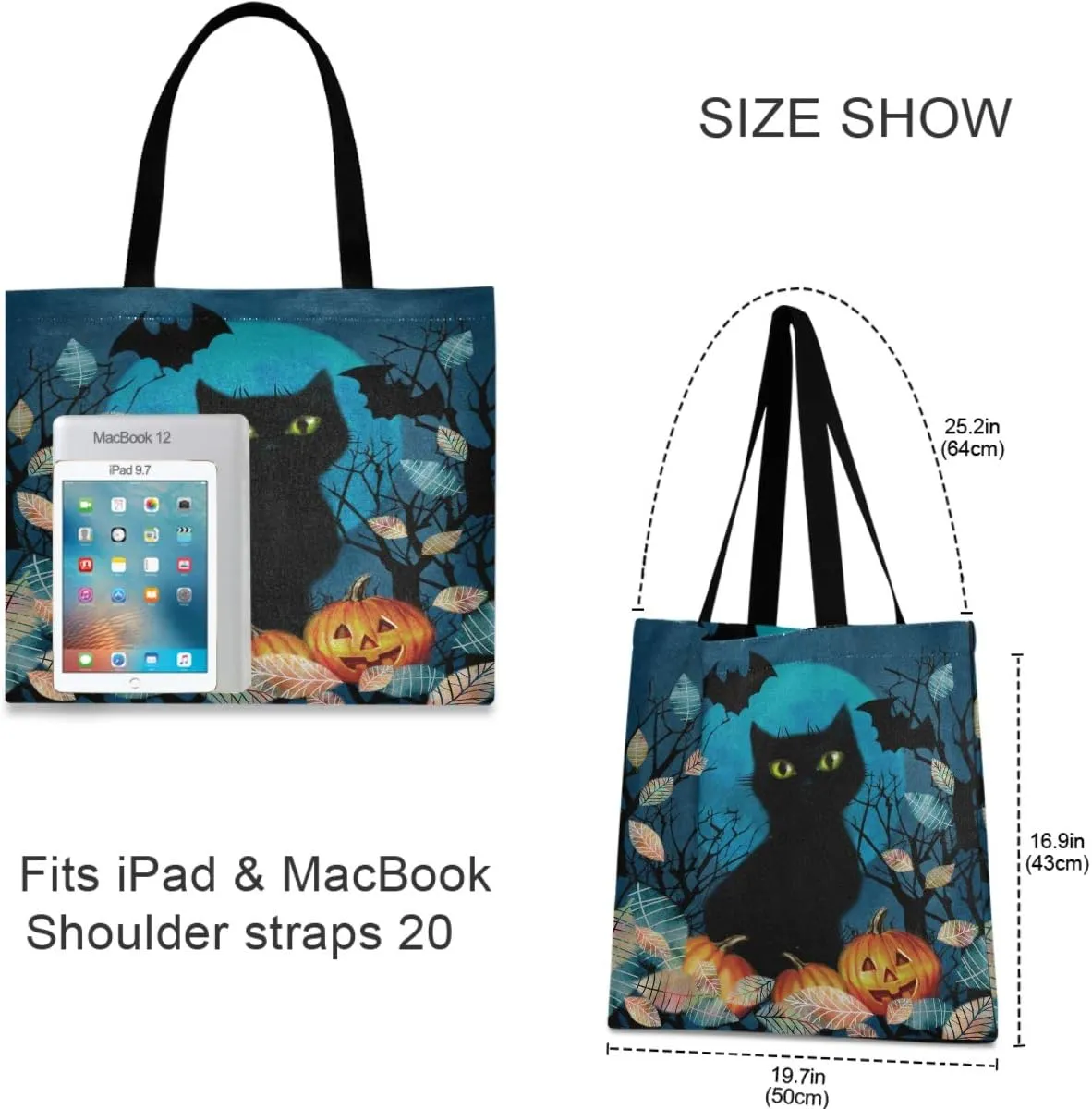 visesunny Large Tote Bag Shoulder Bag Shopping Casual Travel Bag Handbags for Women Lady Girl Teens Gym Beach Daily