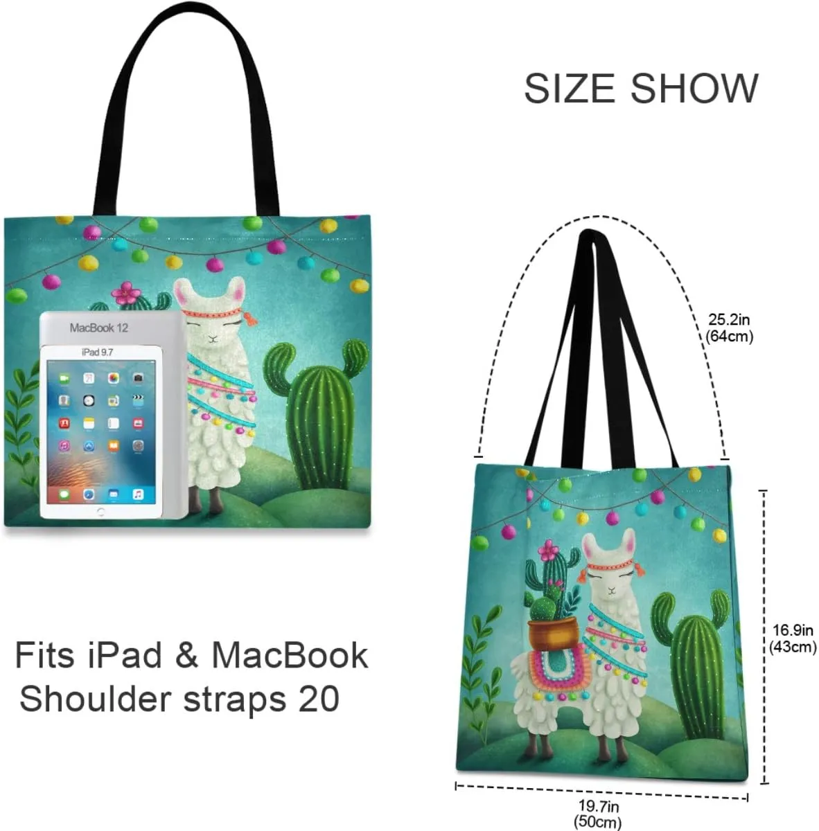 visesunny Large Tote Bag Shoulder Bag Shopping Casual Travel Bag Handbags for Women Lady Girl Teens Gym Beach Daily