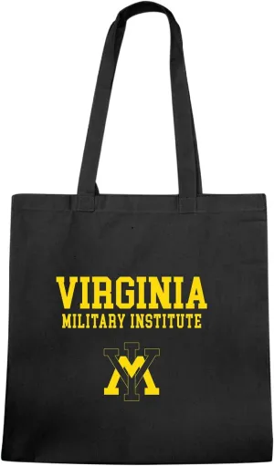 W Republic 1102-399-BLK Virginia Military Institute Keydets Institutional Seal Tote Bags, Black - One Size