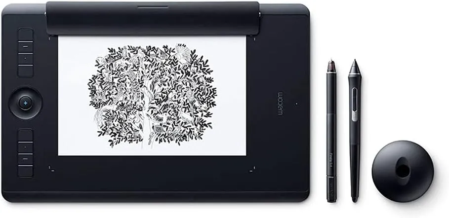 Wacom PTH660P Intuos Pro Paper Edition Digital Graphic Drawing Tablet for Mac or PC, Medium, New Model