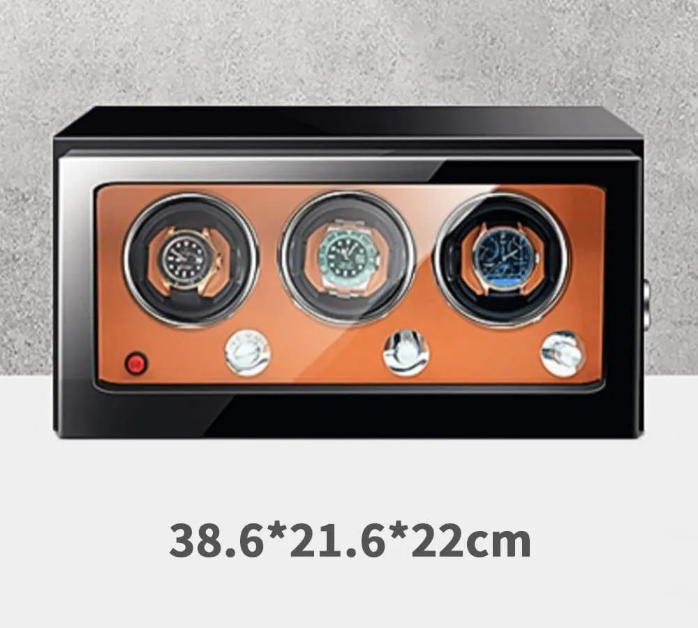 Watch Winder for Automatic Watches with Super Quiet Japanese Motor for 2 3 4 6 9 Watch Storage Display Box with LED Lights Luxury Mechanical Watch Storage Case (White 3 0)