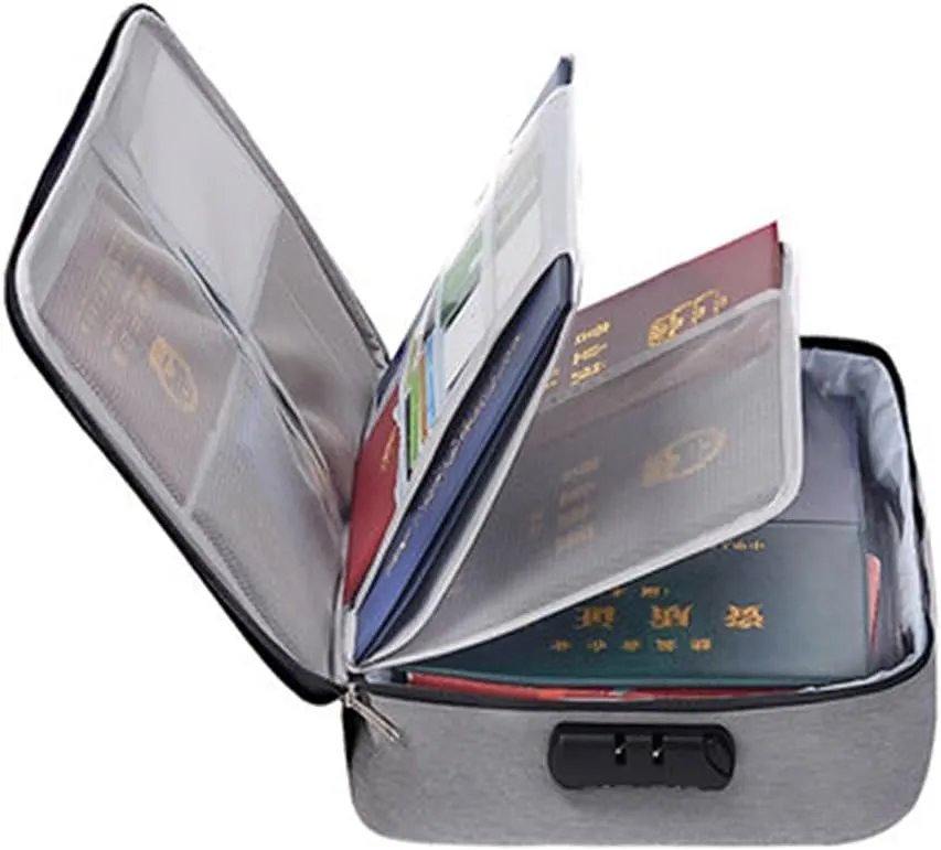 Waterproof Document Bag Large, Document Organizer Bag, Archive Boxes, Storage Pouch, Credential Bag, Diploma Storage Important Document, File Pocket, Home Office Travel Safe Bag (Size : Style2)