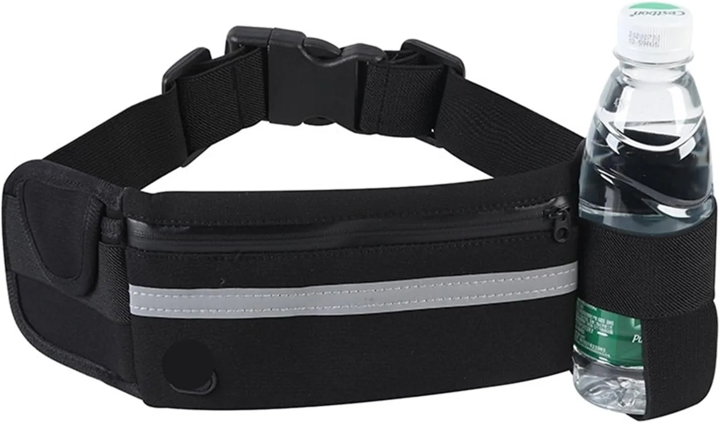Waterproof running waist bag sports jogging outdoor mobile phone holder belt bag female male fitness cycling sports accessories(Green)