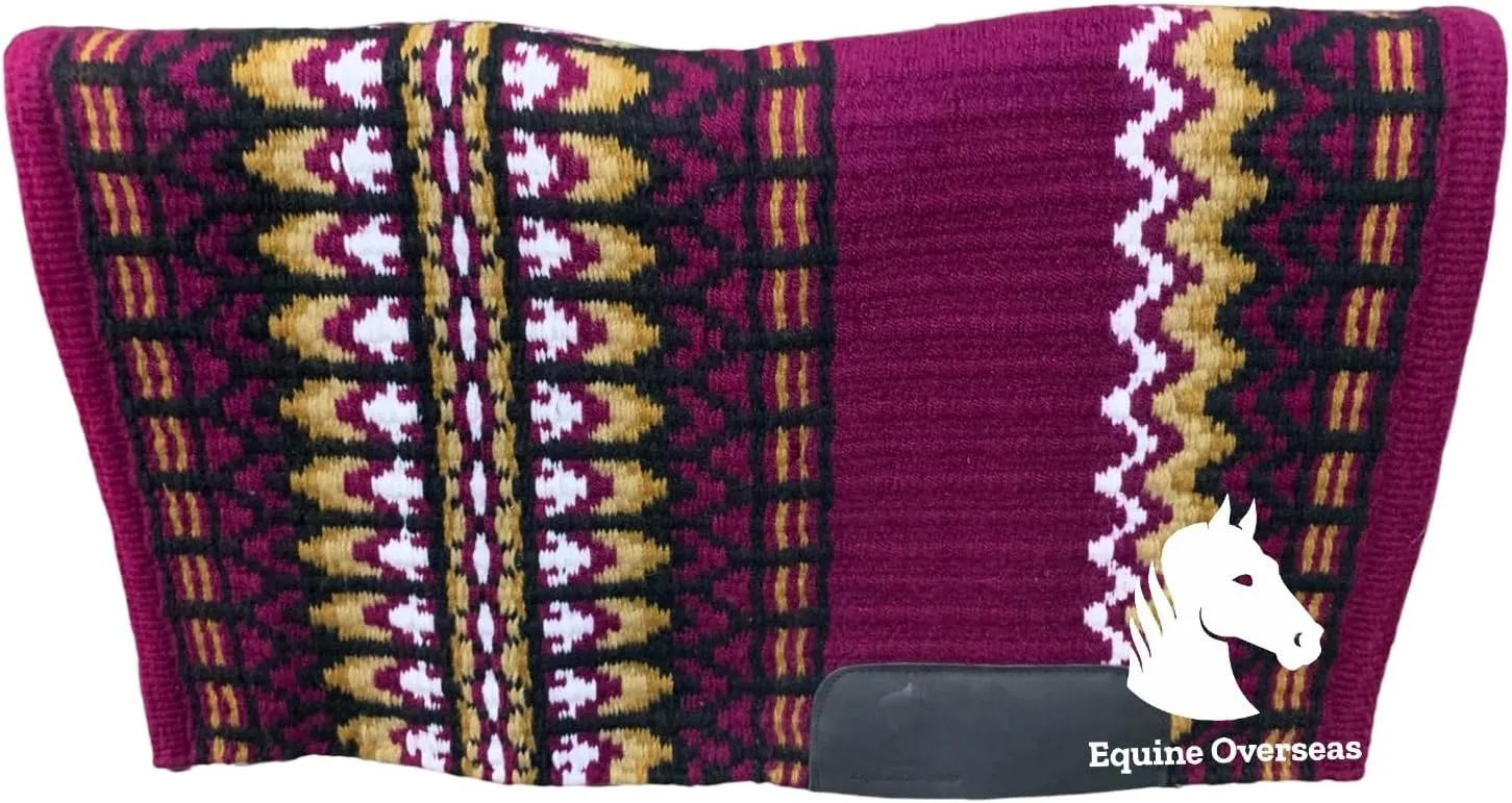Western Horse Saddle pad Show Blanket - Infinity Purple
