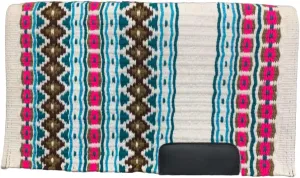 Western Saddle pad Saddle Blanket 100% New-Zealand Wool Show Pad Premium Quality