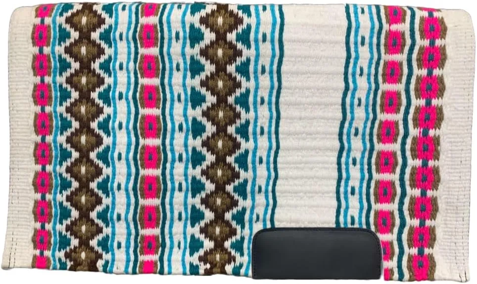 Western Saddle pad Saddle Blanket 100% New-Zealand Wool Show Pad Premium Quality
