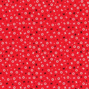 Whole Lotta Love by Benartex XOXO LOVE/RED