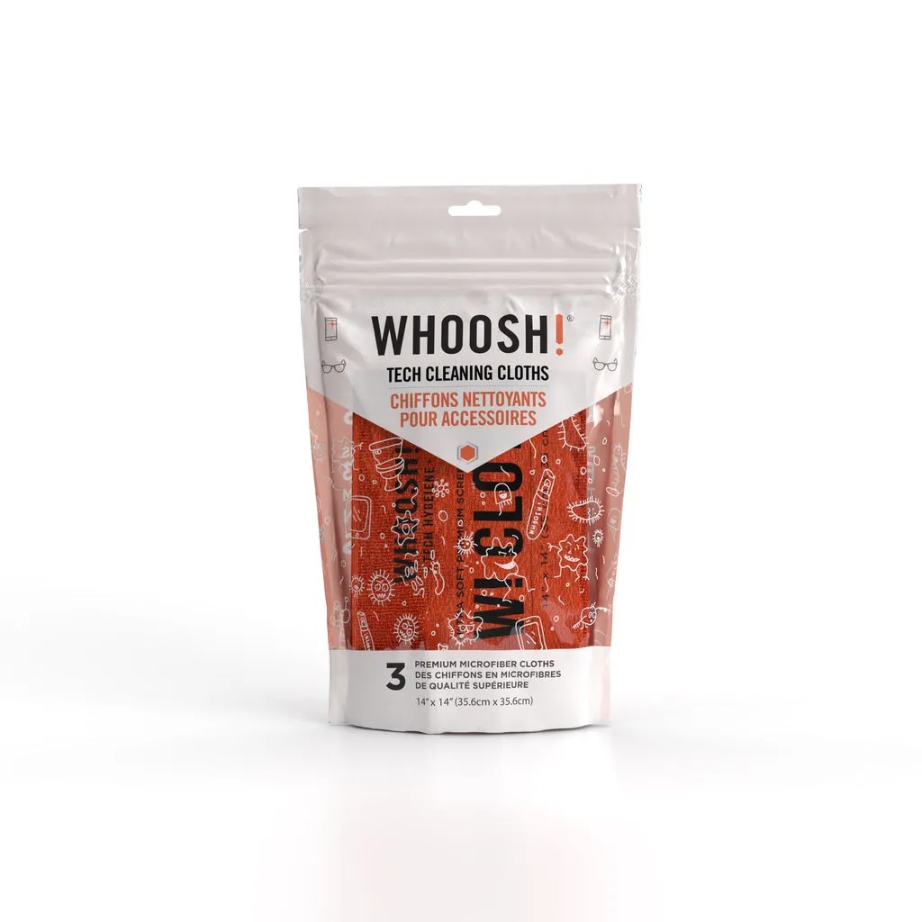WHOOSH! - 3XL Tech Cleaning Cloths - 3-pack