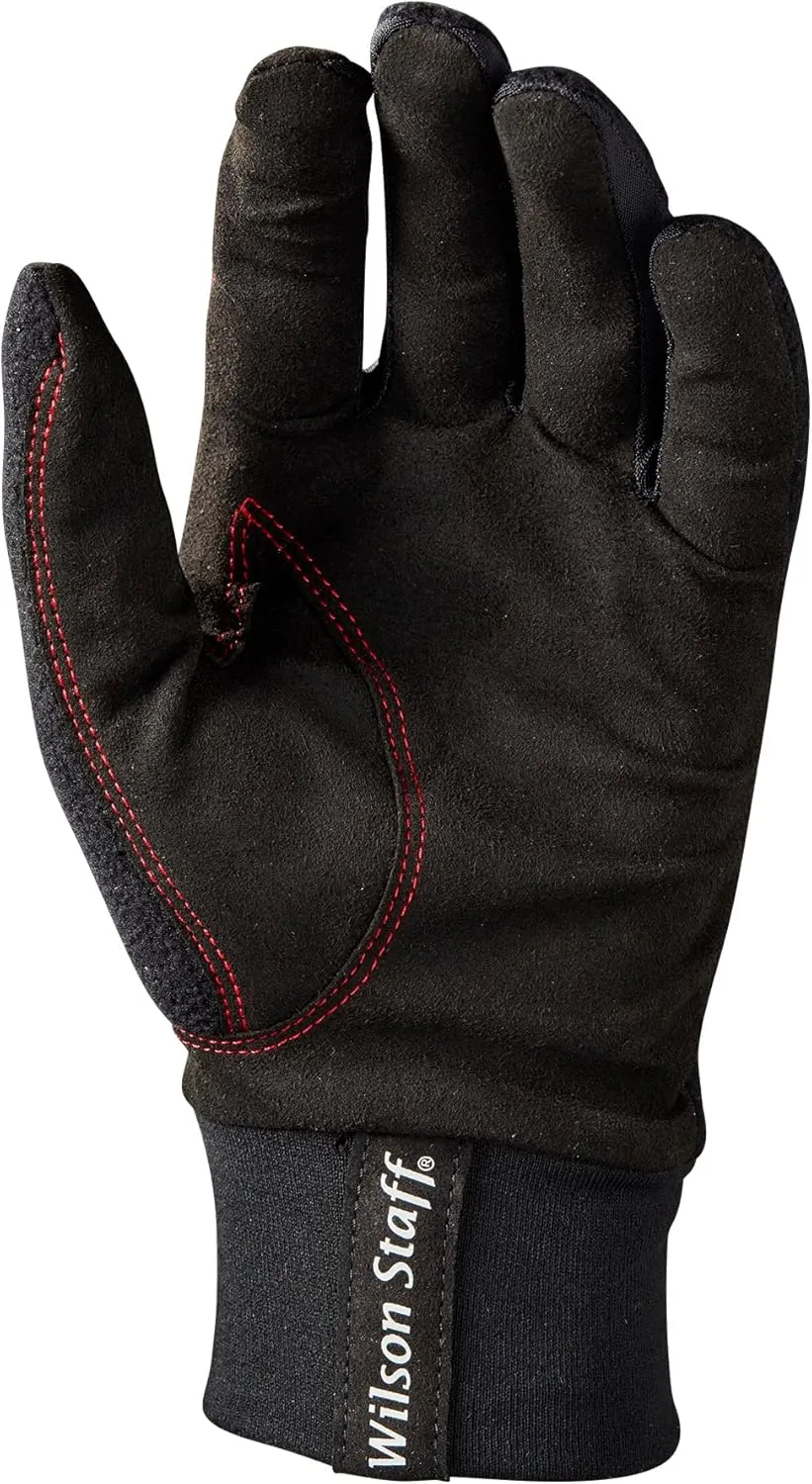 Wilson Staff Men's Winter Golf Gloves - Black