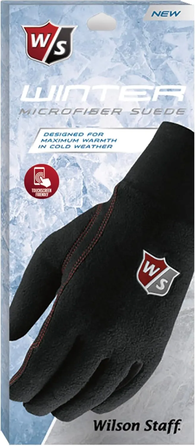 Wilson Staff Men's Winter Golf Gloves - Black