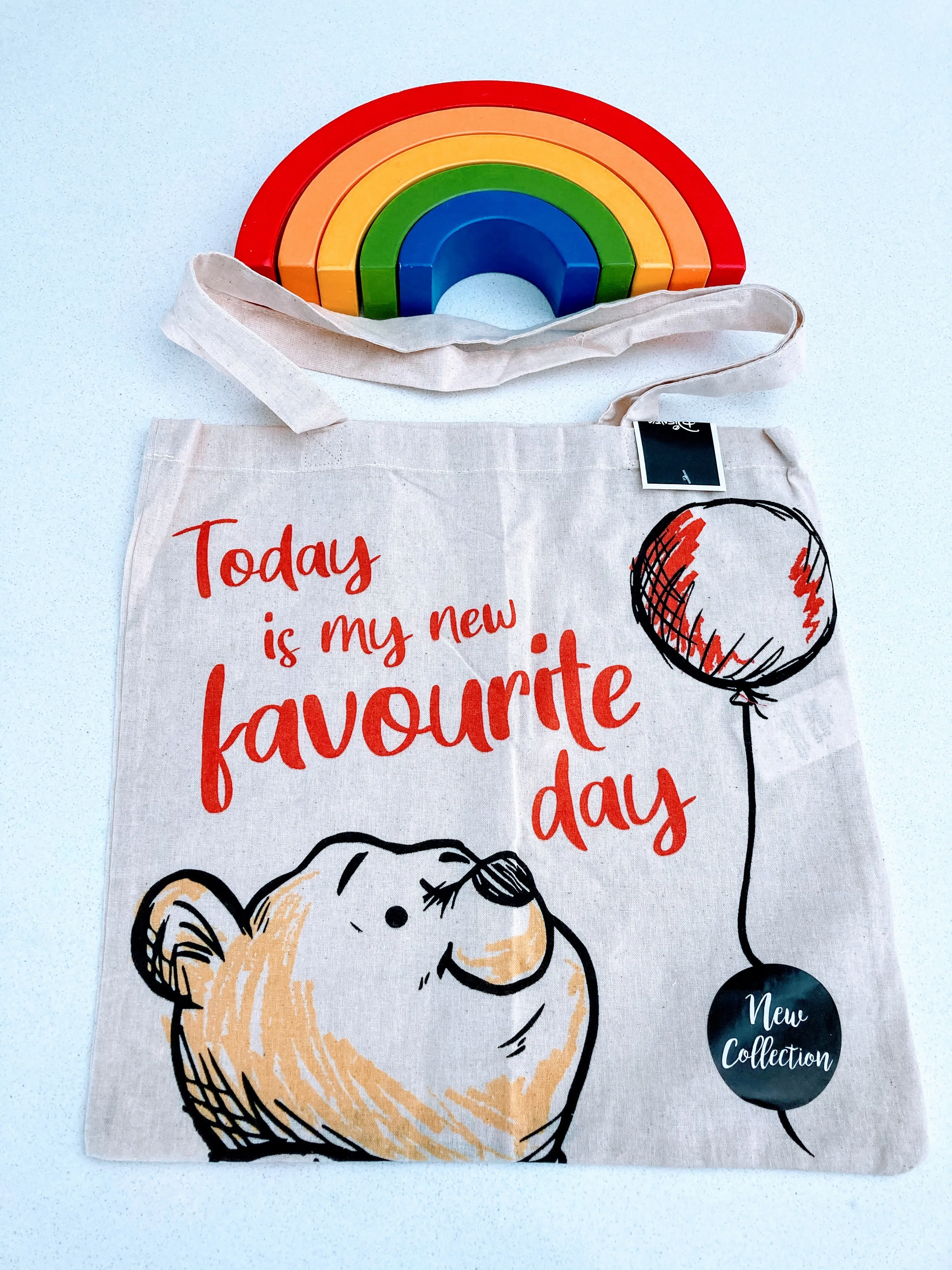 Winnie the Pooh tote shopping bags