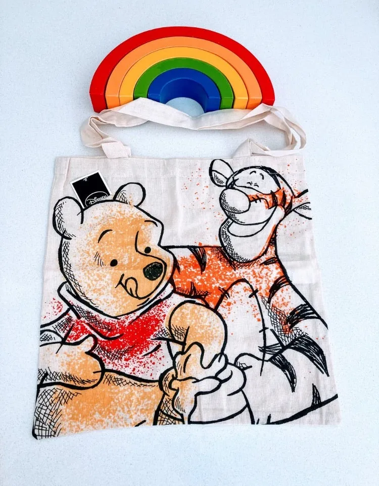 Winnie the Pooh tote shopping bags