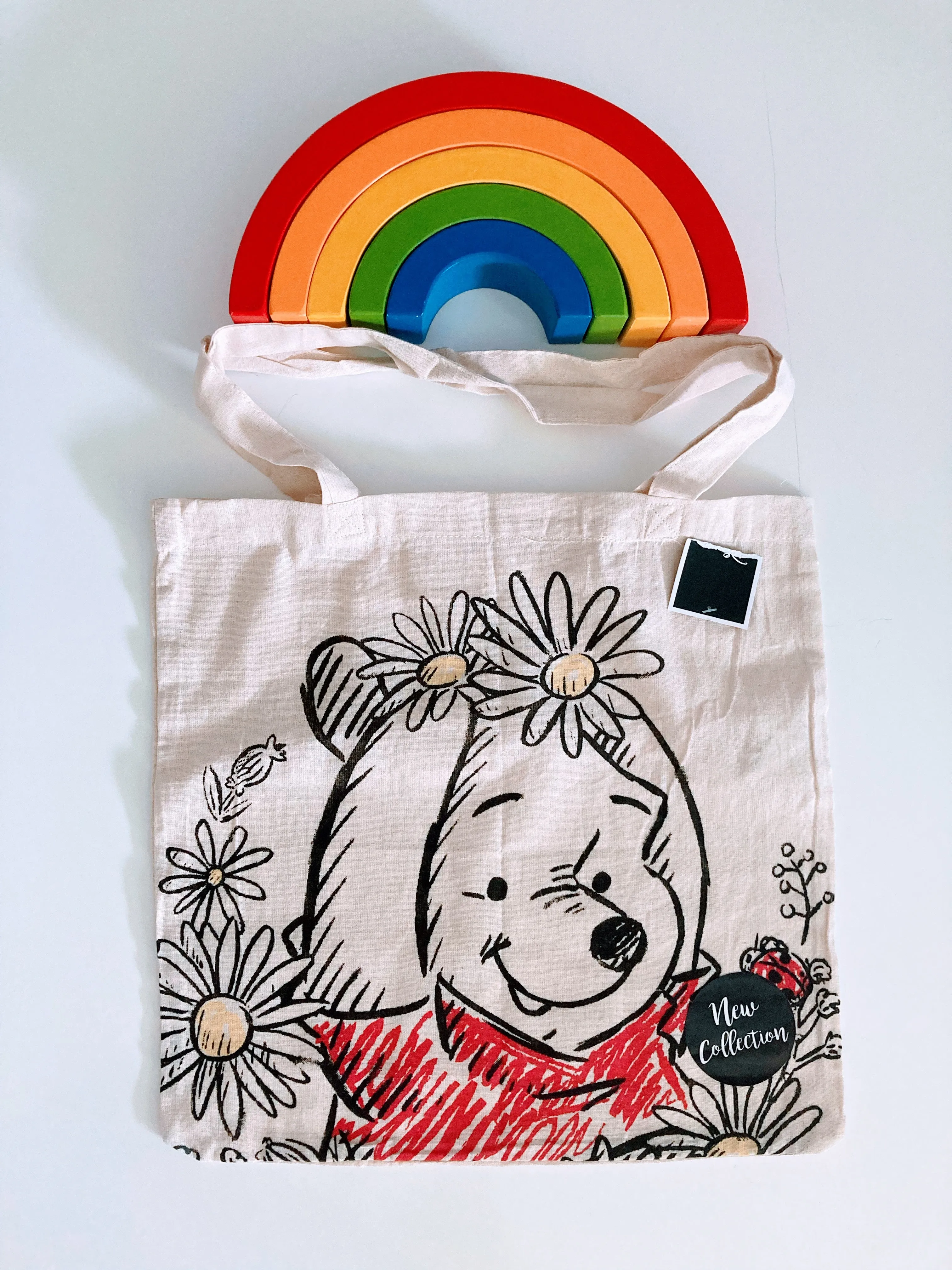 Winnie the Pooh tote shopping bags