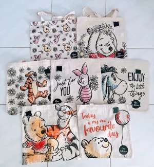Winnie the Pooh tote shopping bags