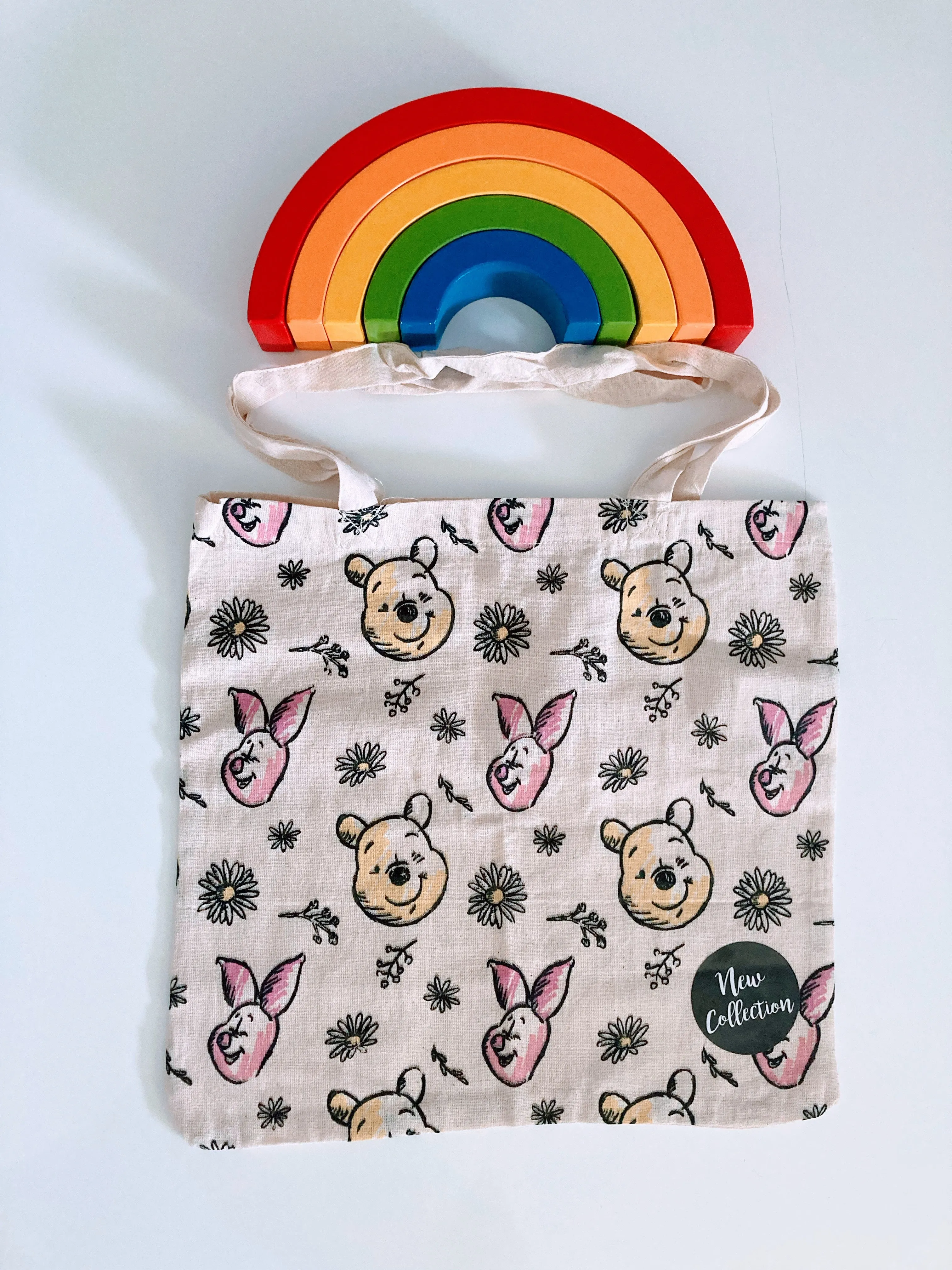 Winnie the Pooh tote shopping bags