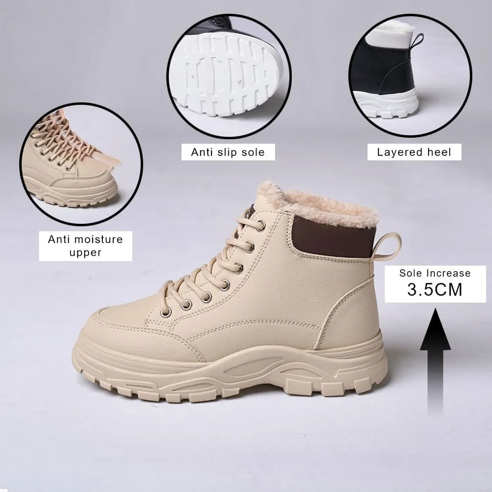 Winter Boots for Women,Snow Boots Warm Hiking Sneakers,Waterproof Lightweight Outdoor Shos