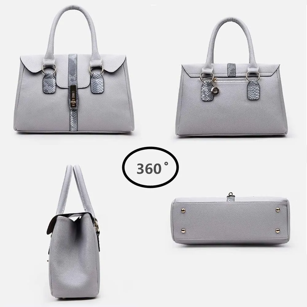 Women Designer Purses And Handbags Set Satchel Shoulder Bags Totes 6pcs Clutch Wallet