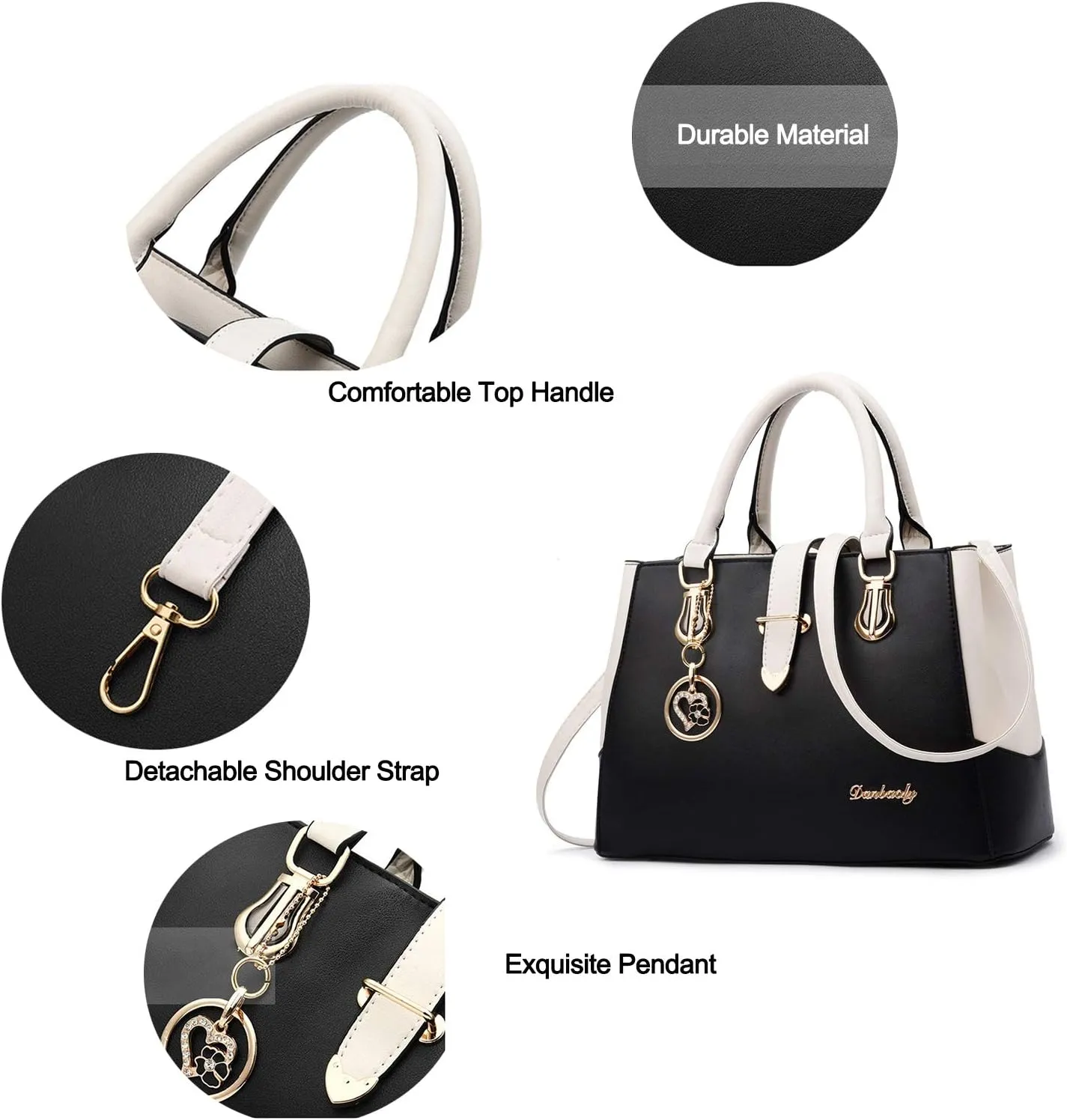 Women Handbags, Top Handle Bags Tote Purse Large Capacity Shoulder Crossbody Bag
