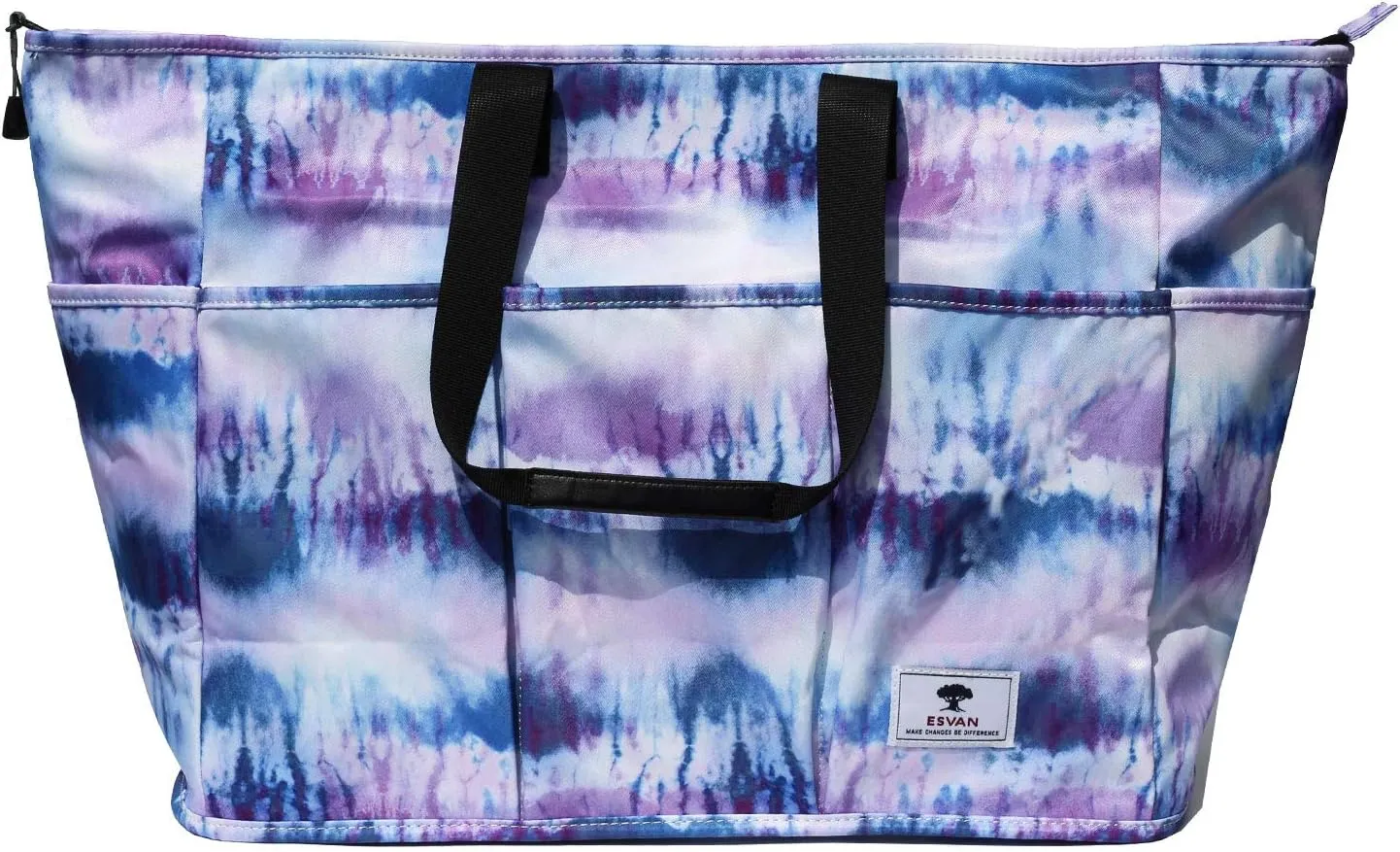 Women Ladies Weekender Bag Muti-pockets Overnight Carry-on Duffel Travel Gym Tote Luggage Duffle with Trolley Sleeve