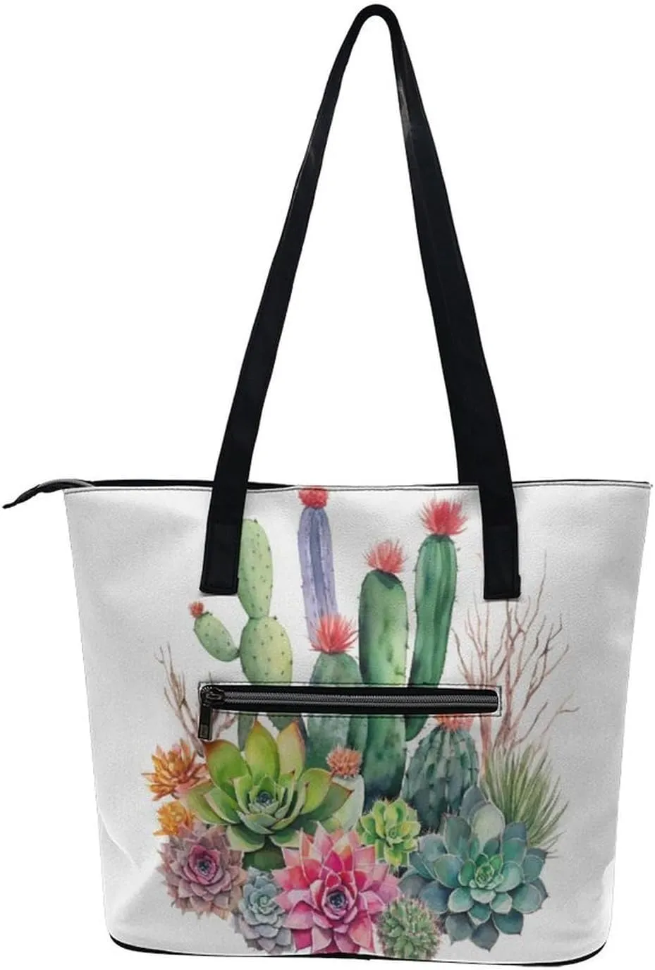 Women Tote Bags Casual Handbags PU Leather Shoulder Travel Bag