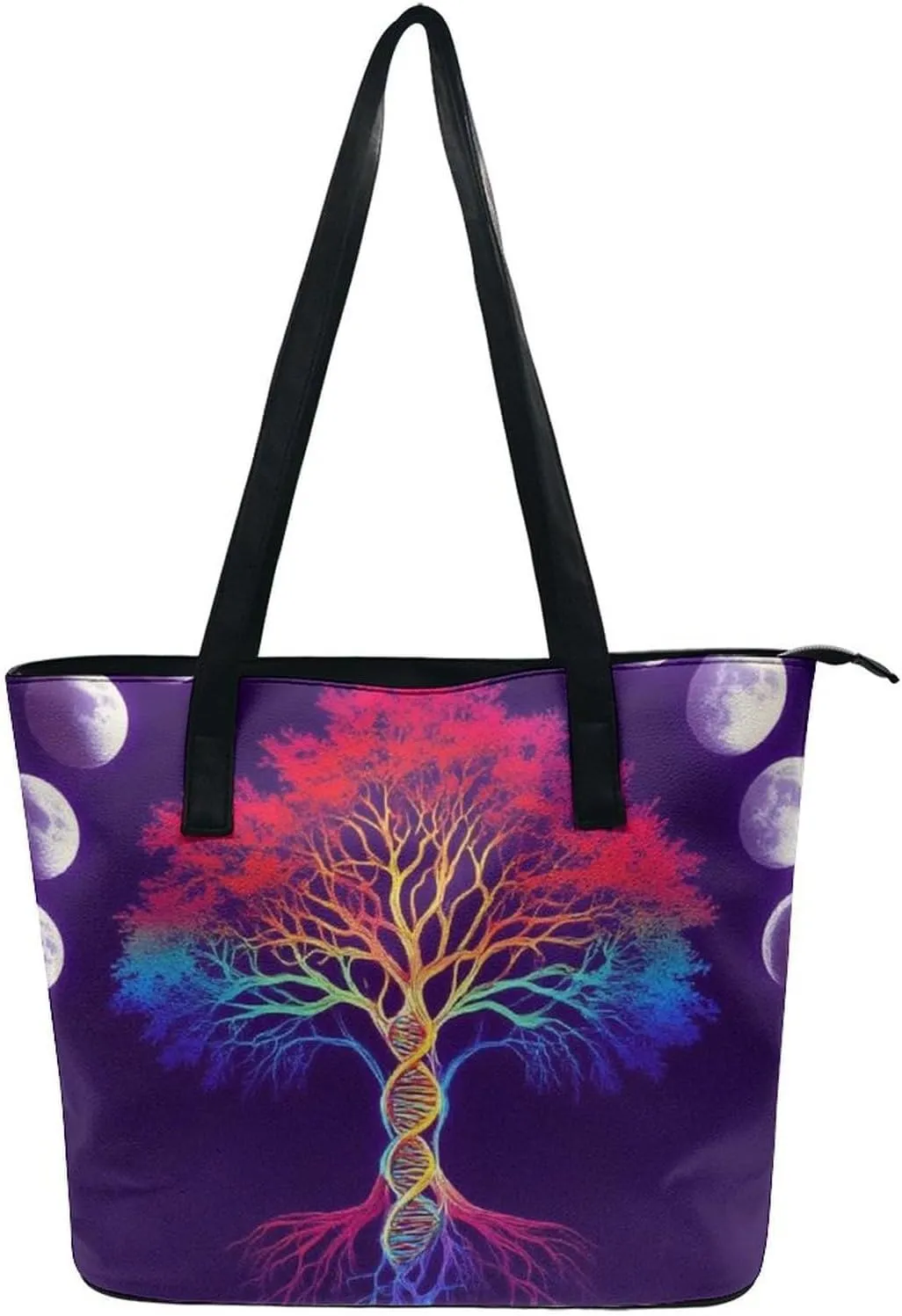 Women Tote Bags Handbags PU Leather Shoulder Casual Handbags