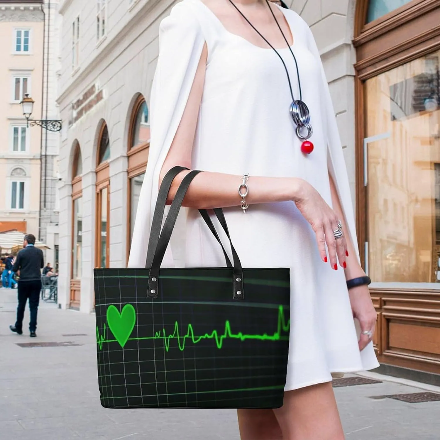 Women Tote Bags Handbags PU Leather Shoulder Casual Handbags
