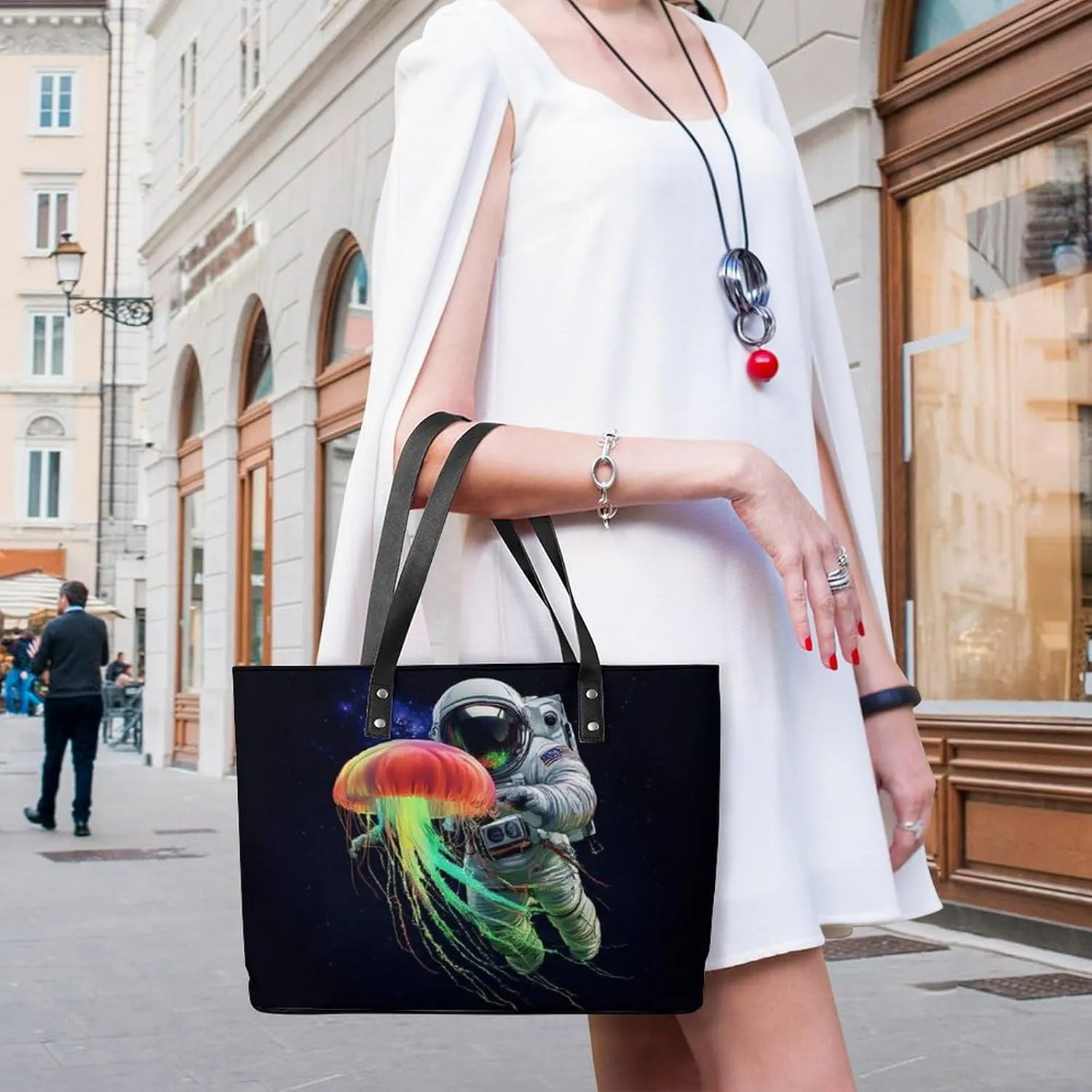 Women Travel Shoulder Bag Waterproof Casual Purses Multi Handbags with Zipper