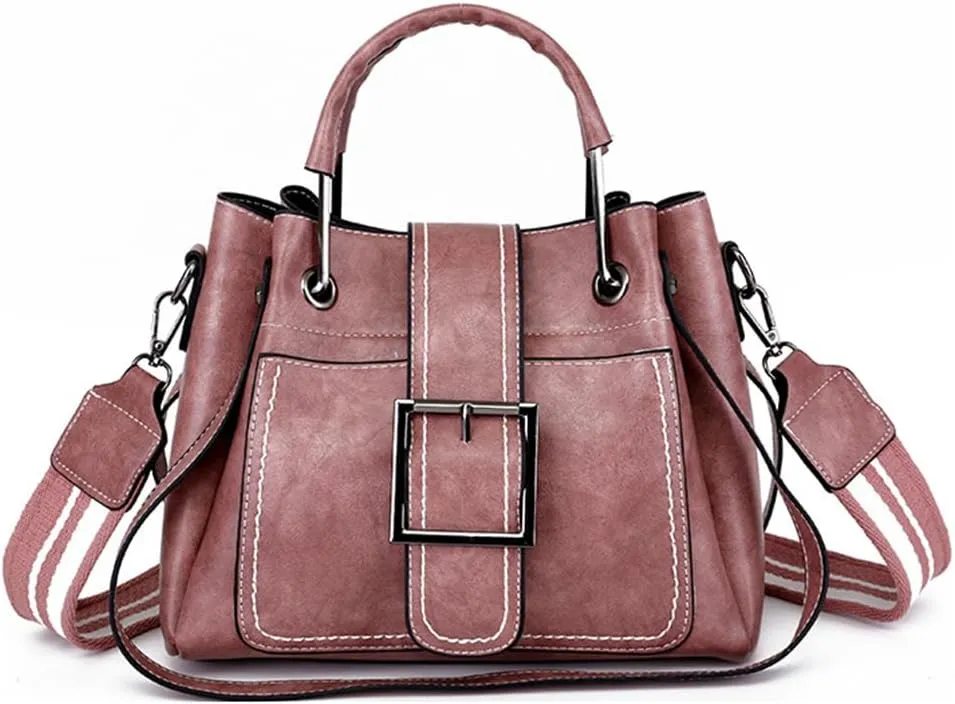 Womens Handbag Large Capacity, PU Leather Satchel Purse, Tote Crossbody Shoulder Bag
