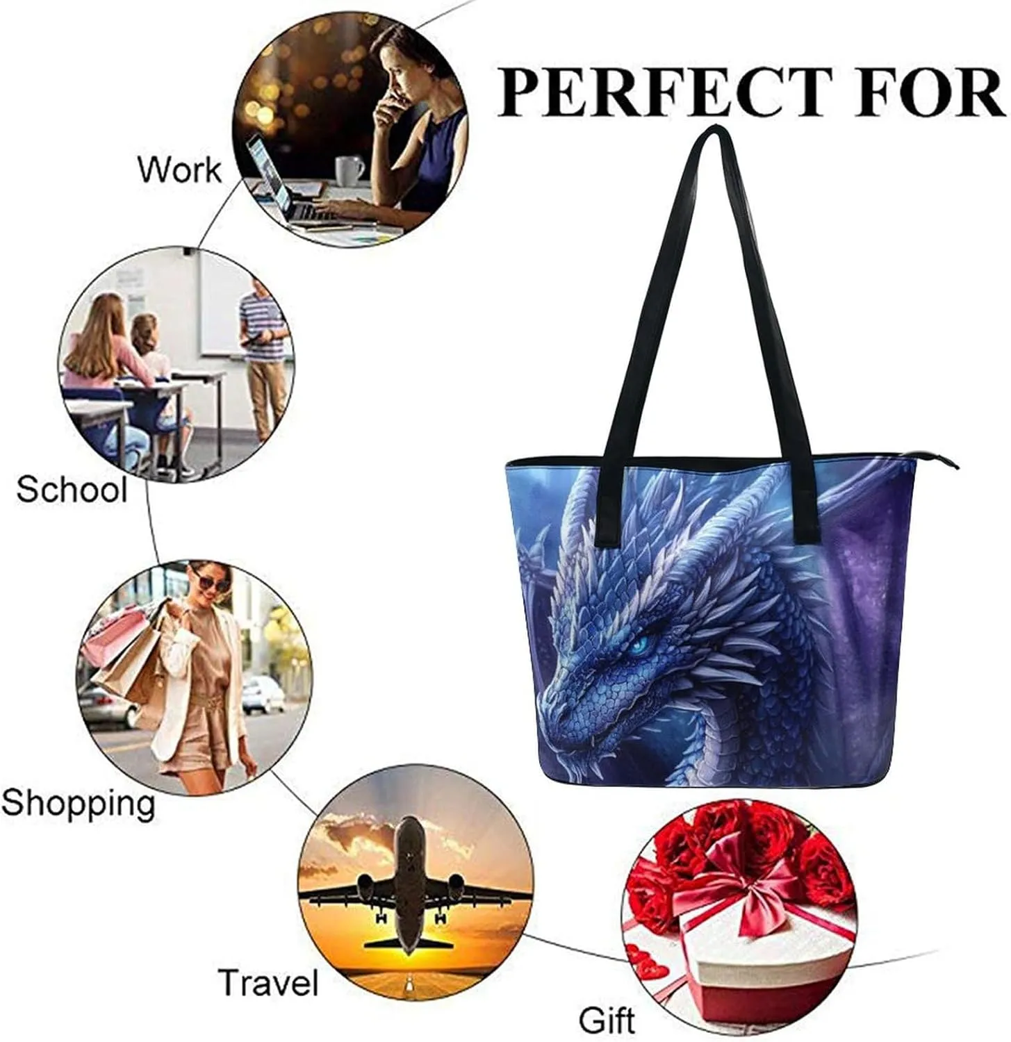 Women's Shoulder Hand Bag Tote Handbags Shopping Casual Travel Bag