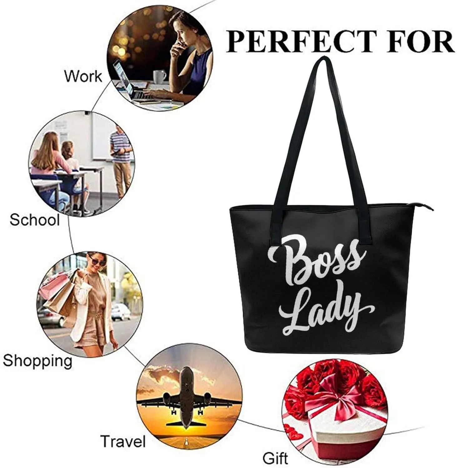 Womens Tote Laptop Bag Stylish Work Bag Travel Purse