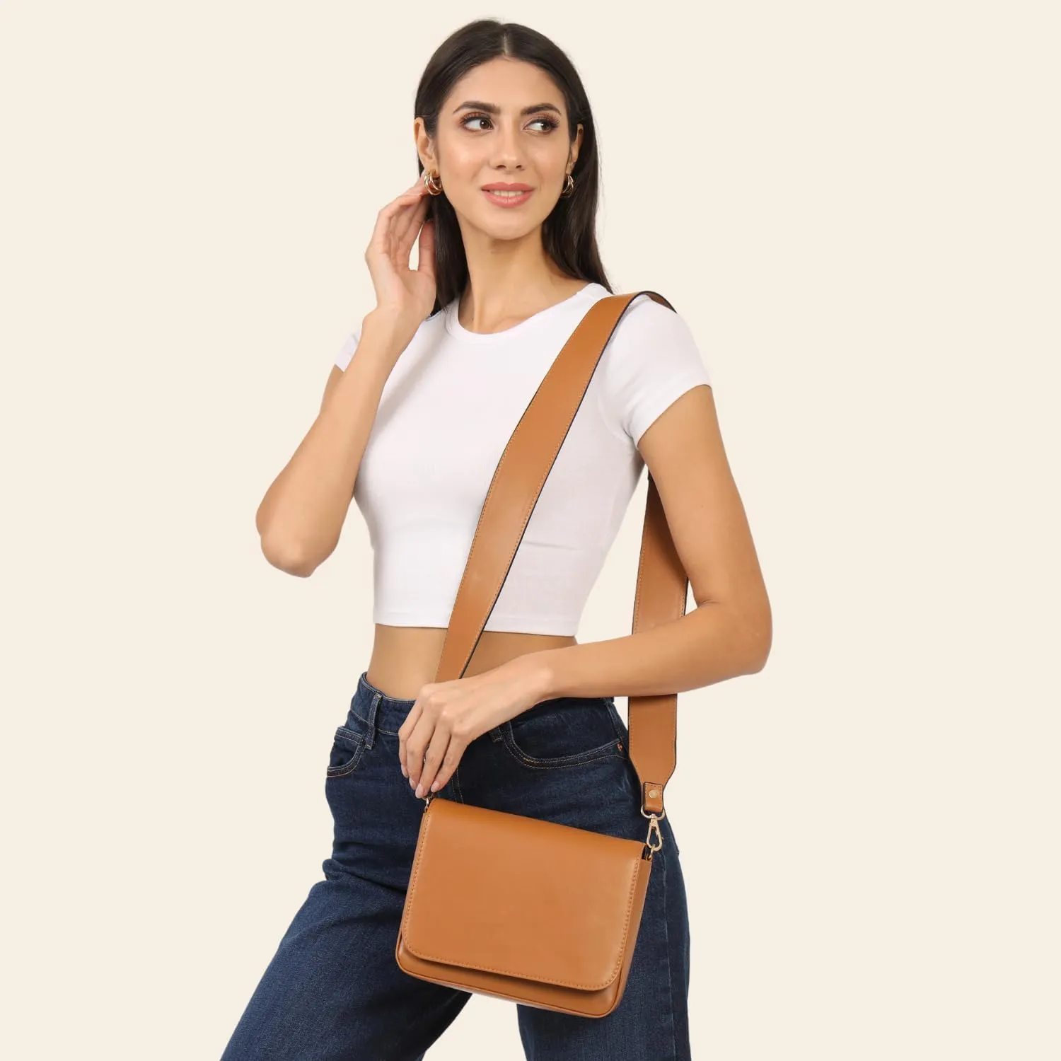 Women's Vegan Leather Laptop Cover Case Bag