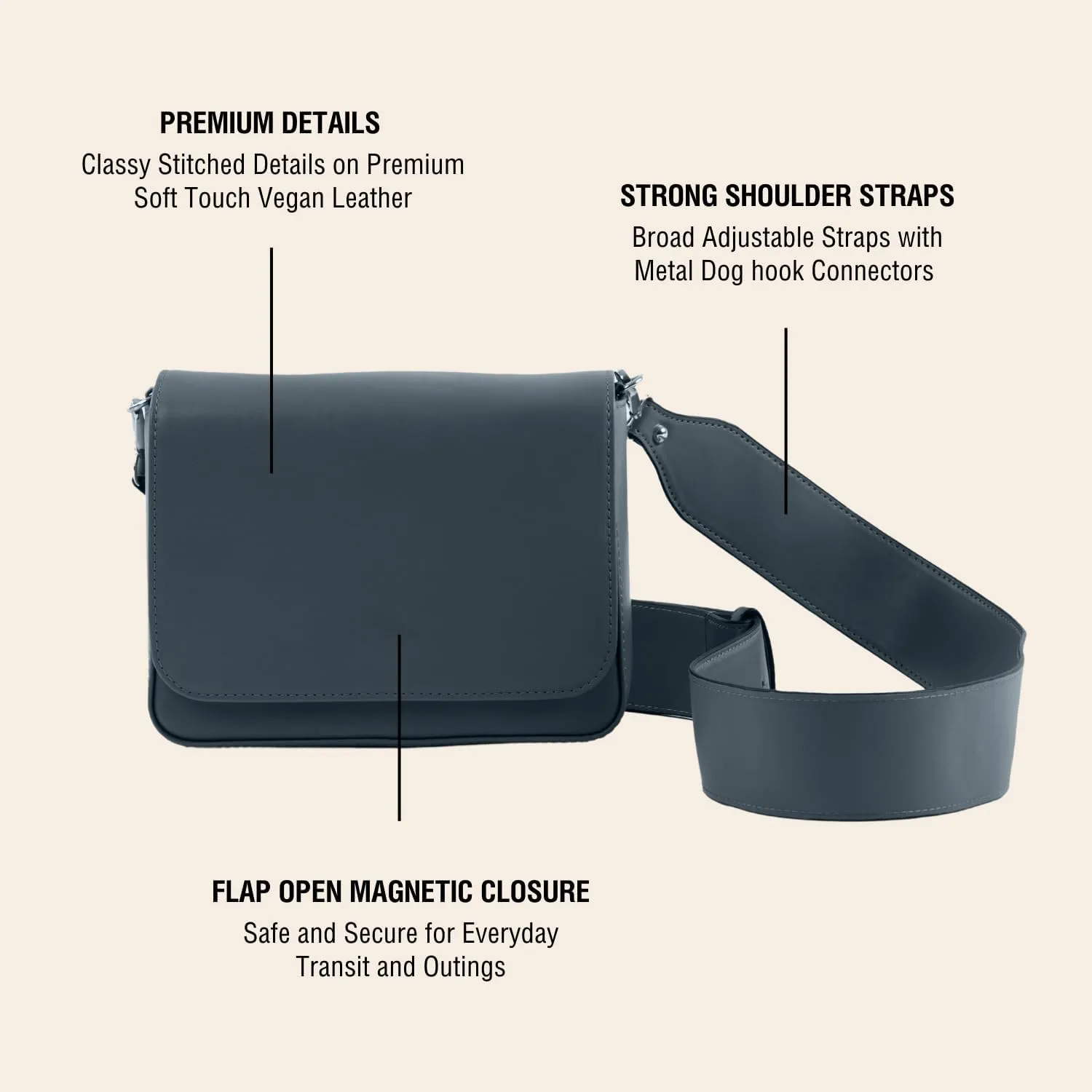 Women's Vegan Leather Laptop Cover Case Bag