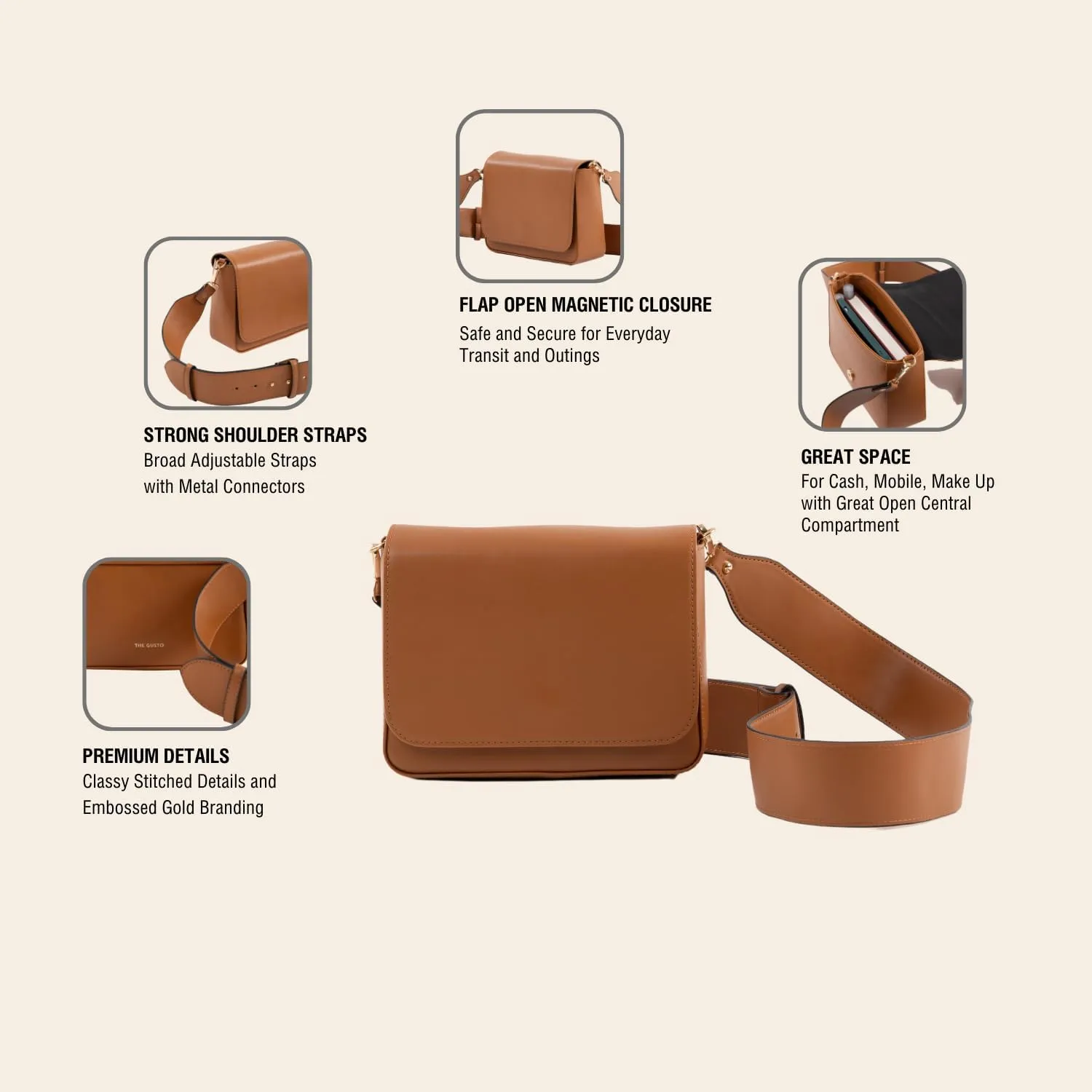 Women's Vegan Leather Laptop Cover Case Bag