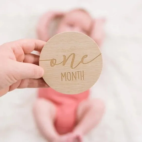 Wooden Reversible Milestone Prop