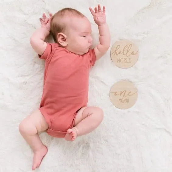Wooden Reversible Milestone Prop