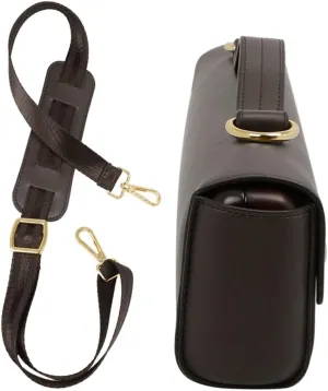 YARNOW Flute Carrying Bag with Shoulder Strap Durable Flute Holder for Travel Design for Easy Use Coffee Color with Fine Workmanship