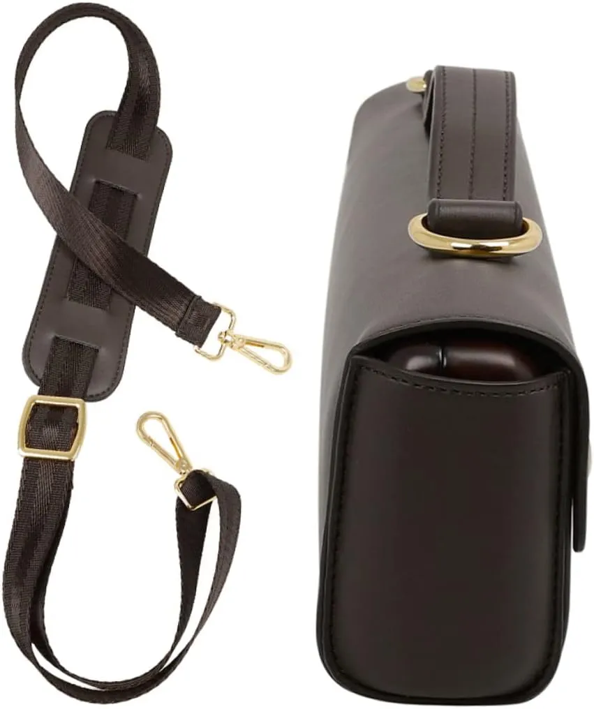 YARNOW Flute Carrying Bag with Shoulder Strap Durable Flute Holder for Travel Design for Easy Use Coffee Color with Fine Workmanship