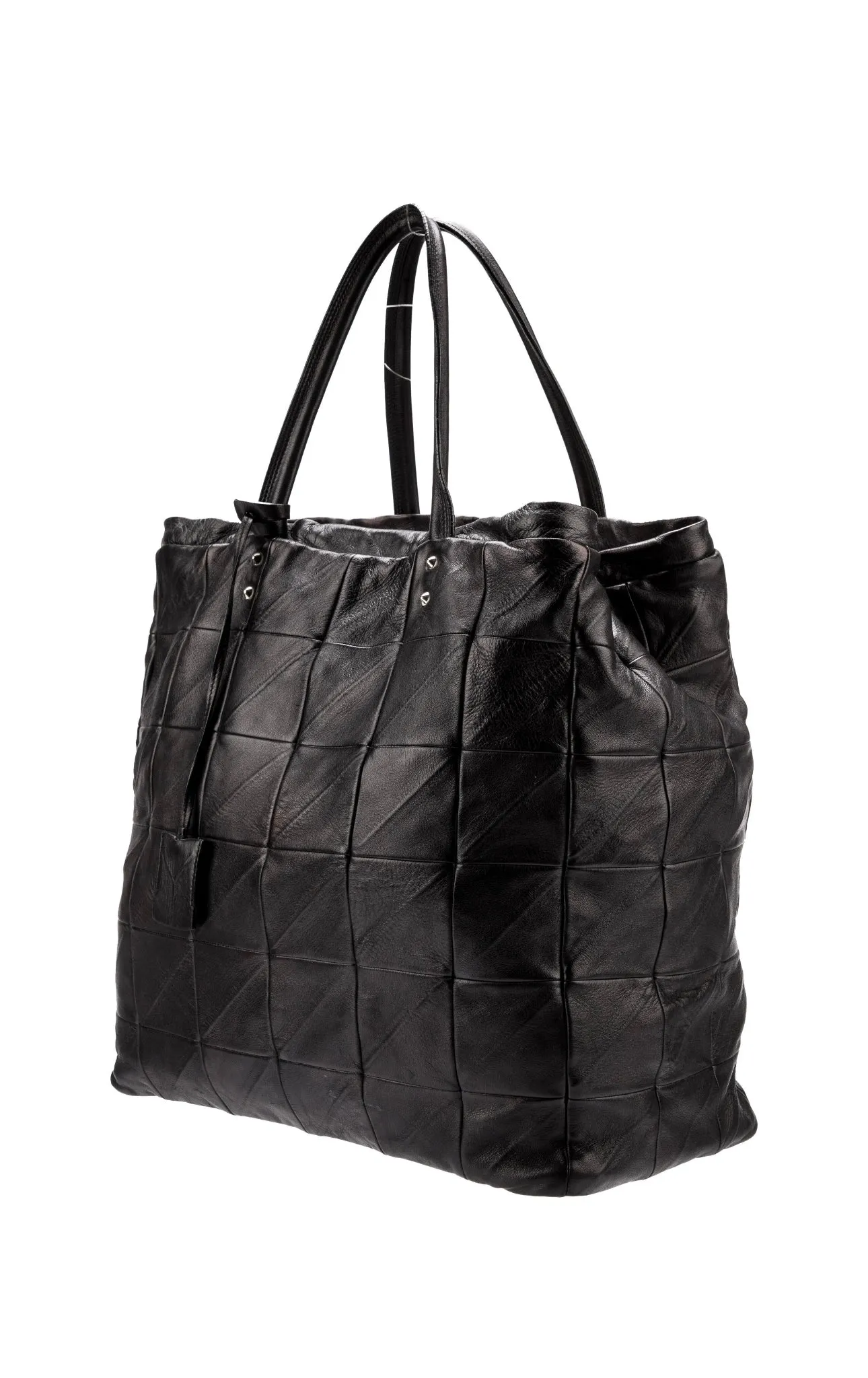 YSL - Leather quilted triangle bag