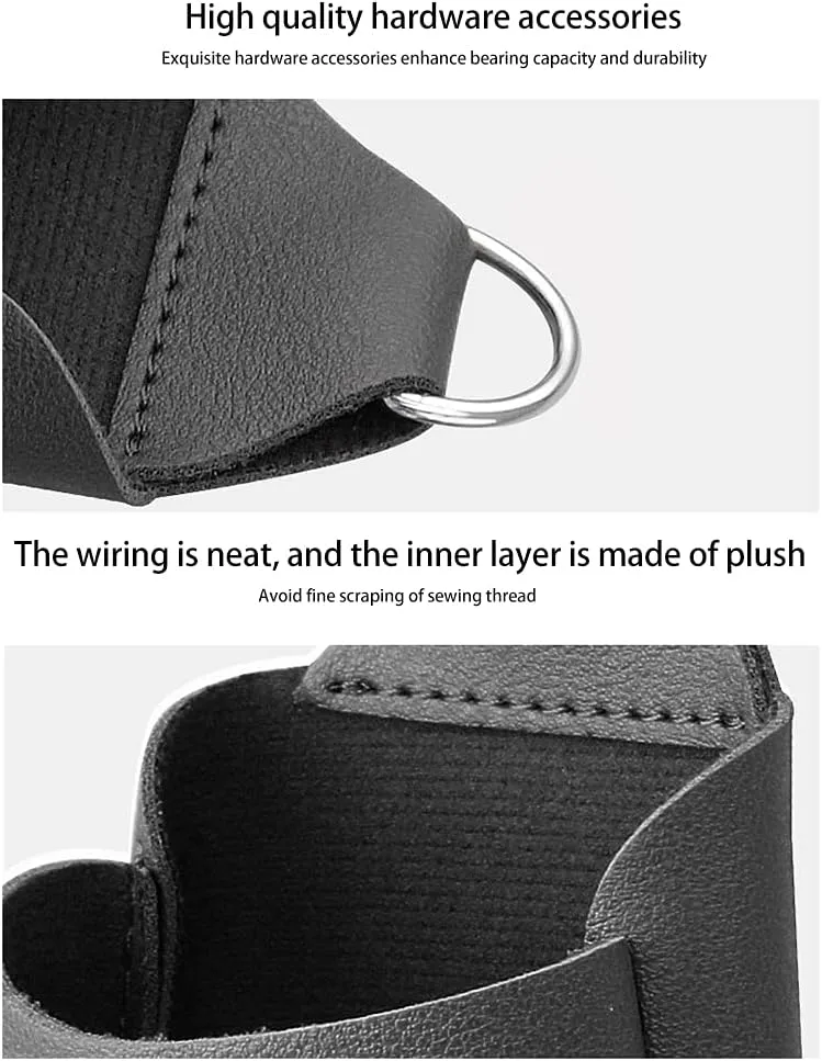 Zcargel Car Air Vent Organizer Storage Bag, Auto Air Vent Leather Hanging Bag Automobile Mount Cell Phone Holder Pocket Auto Seat Back Interior Case with Hook for Keys Coin Cell Phone Glasses