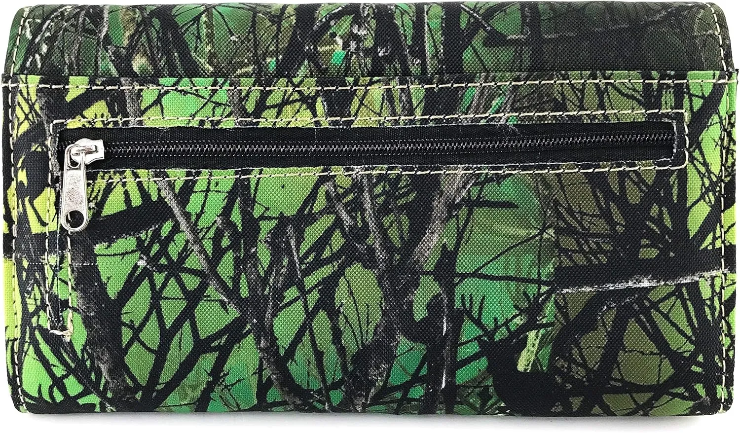 Zelris Camouflage Shine Glow Cross Wings Women Conceal Carry Handbag with Wallet