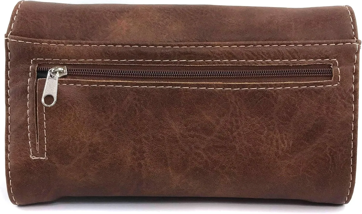 Zelris Faith Love Hope Cross Angel Wing Bible Women Crossbody Trifold Wallet