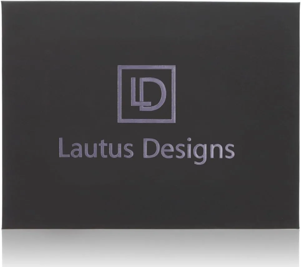 Zippered Portfolio Binder with Junior Legal 5x8 Notepad - Dark Brown PU Faux Leather Business Padfolio Organizer Folder with 8 Inch Tablet Sleeve & Gift Box by Lautus Designs
